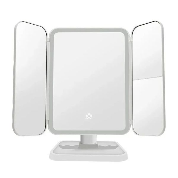 Smart Makeup Mirror Trifold Makeup Mirror LED Lights(WH-MR-93)