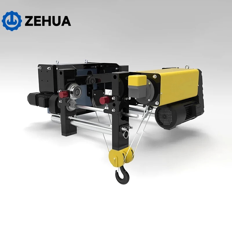 High Quality 5-10 Ton Construction Retail Use New Double Speed European Type Electric Steel Wire Rope Hoist