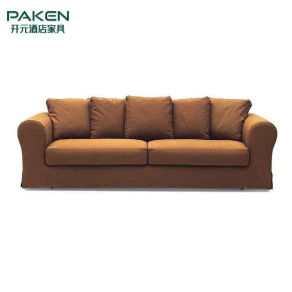 Restaurant Hotel Sofa Bed With E1 Grade Plywood Inner Frame