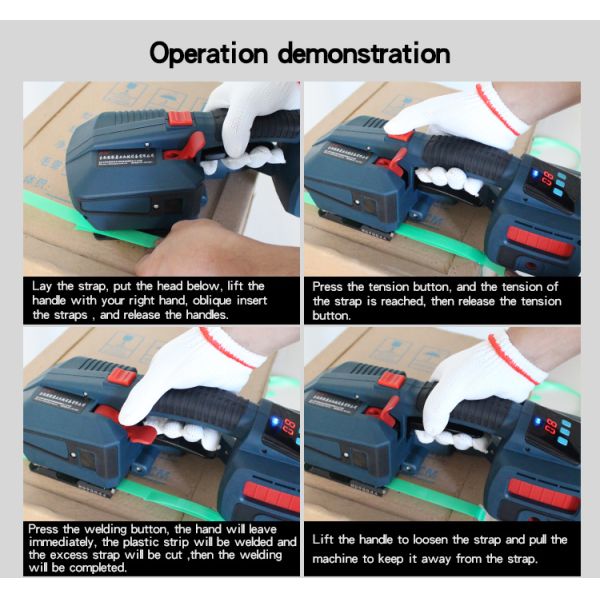 Electric Battery Powered Pp Belt And Pet Belt Strapping Tool
