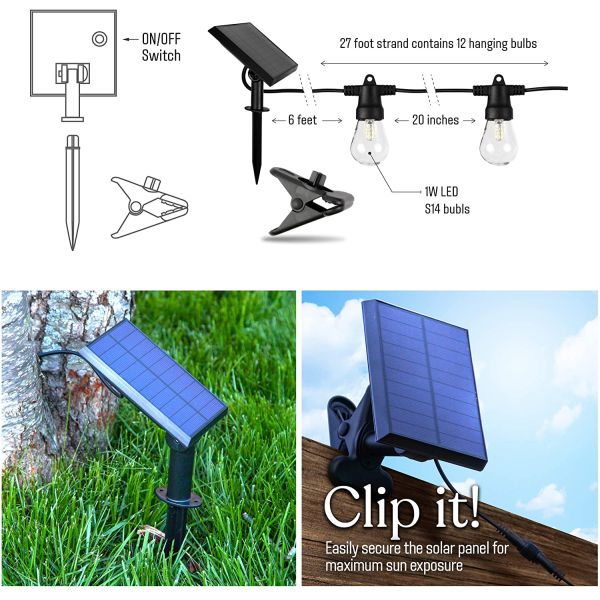 Погодостойкая строка СИД товарного сорта 27ft освещает солнечную энергию