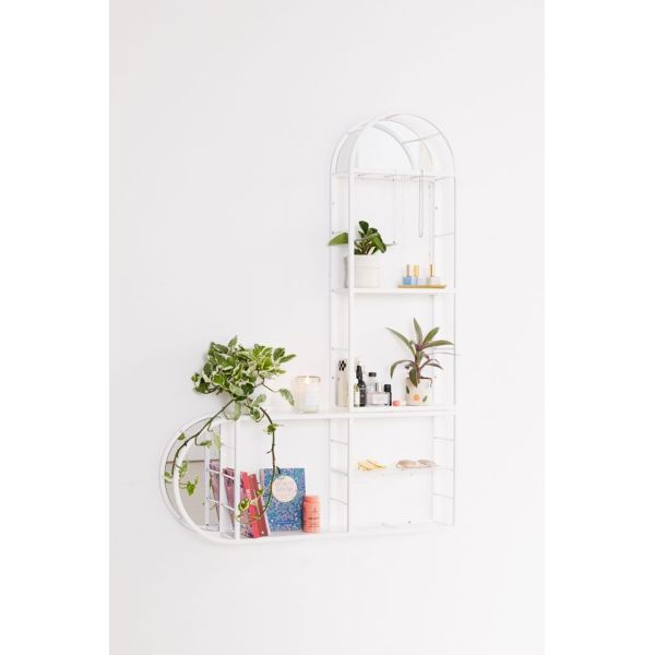 Optional Bathroom Wall Decor Storage Waterproof Panels Display Rack for Modern Design
