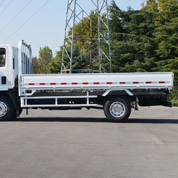 3m Length Steel Dry Freight Cargo Box Isuzu Cargo Truck
