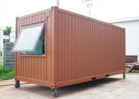 Maison en acier de salon de bâtiments de construction préfabriquée utilisée par 20ft de minimaliste