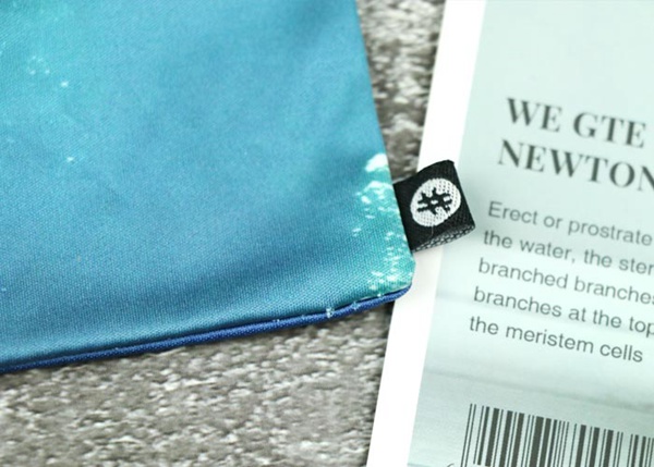 Логотип печатания цифров двойного мешка стекел Микрофибер Дравстринг полный с сплетенным ярлыком