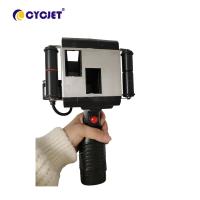 Impressora a jato de tinta Handheld térmica plástica Tij Coding Machine da tubulação de aço com dois cartuchos