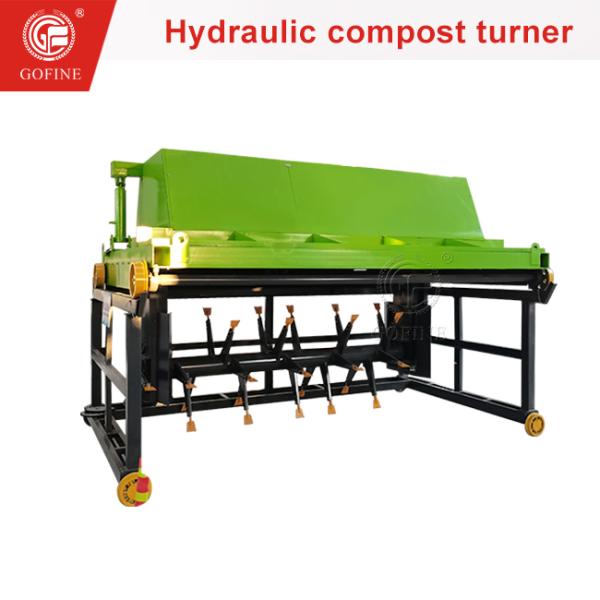 Tourneuse à compost à plusieurs passages pour le recyclage des déchets de cuisine