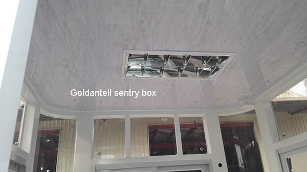 Steel Security Guard House 2000x2500mm Prefabricated Toll Booth