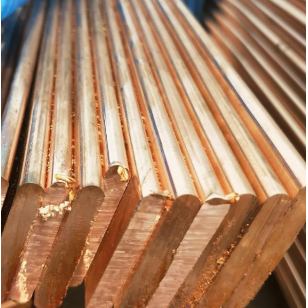 C11000 Tin Plated High Conductivity Copper Busbar 100% IACS with Electro-Tin Plating 6x50mm for Power Distribution