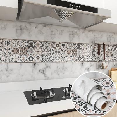 Marble Pattern 3D Wallpaper for Kitchen Wall Decor Wallpapers Roll