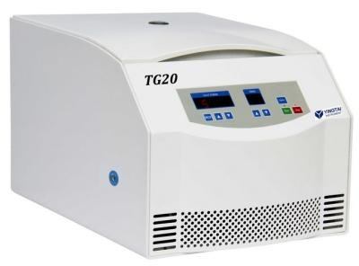 Proteção contra sobre-temperatura TG20 Controle do microprocessador da centrífuga de alta velocidade