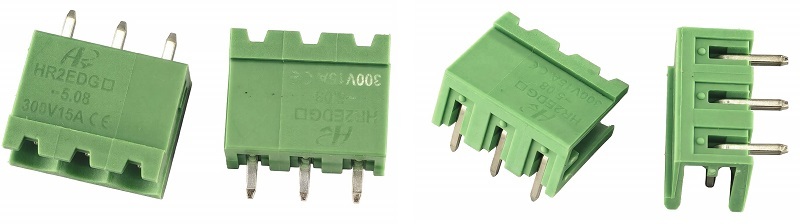 5.08mm PCB Male Header Terminal Block Replacement BCH-508HS-x GN & BCH-508VS-x GN 12A 320V