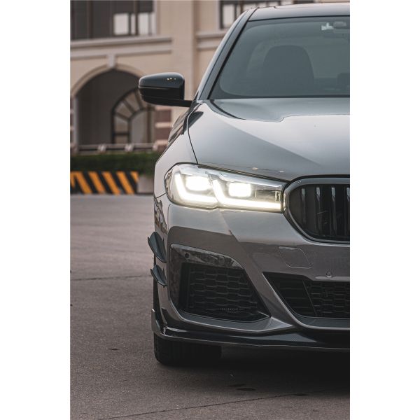 Nuevo producto para BMW 525 530 540 G30 G38 Kit de carrocería de fibra de carbono G30 G38 Fibra de carbono Frente de la pala Difusor de la falda lateral