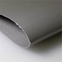 O único silicone lateral reforçado de aço inoxidável revestiu a tela da fibra de vidro para cortinas da retenção do fogo