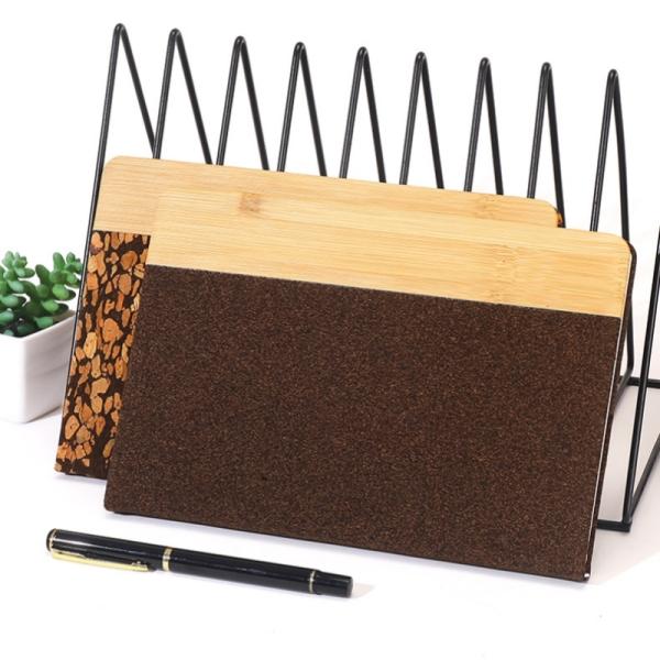Creative Gift A5 Eco-friendly Coffee Grounds Cork Bamboo Splicing Cover Notebook