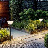 À prova de água exterior solar 3000k 6000k das luzes do gramado do jardim durável