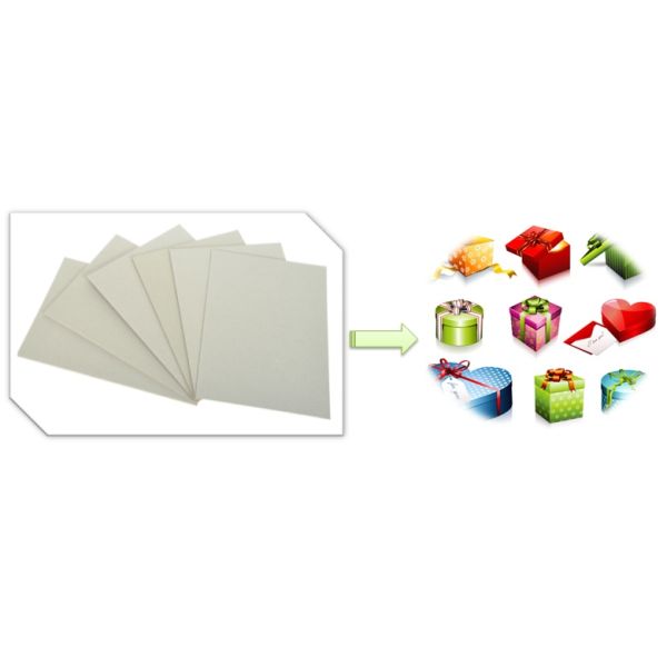 Hard stiffness thicker Grey Chipboard used for various package boxes