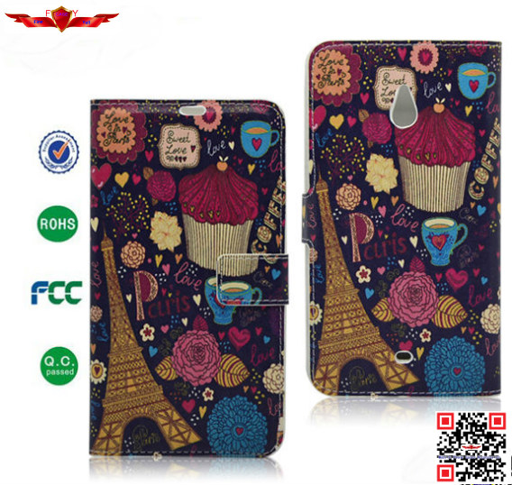 Hot Selling Multi Type PU Wallet Leather Cases With Card Slot For MOTO G