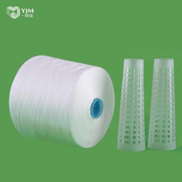 40s /2 50s /2 60s /2 Double Twist Raw White Staple Fiber 100% Polyester Yarn for Sewing Thread