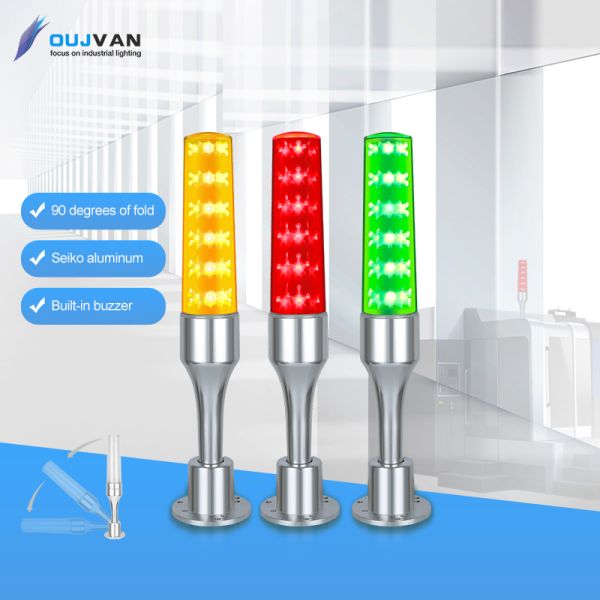 High Bright Imported LED Industrial Warning Light With 95dB Audible Alarm