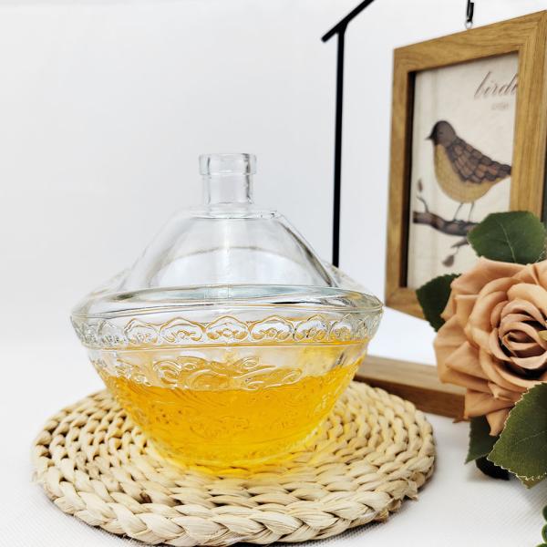 500ML 750ML Glass Bottle for Whiskey Vodka Rum Tequila Gin Spirits in Custom Design