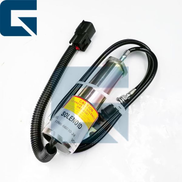 11N6-66030 Stop Solenoid 11N666030 for R210LC-7 Excavator
