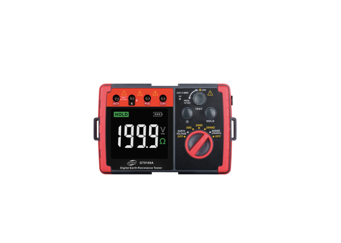 Тестер сопротивления земли молнии 9V 200VAC цифров