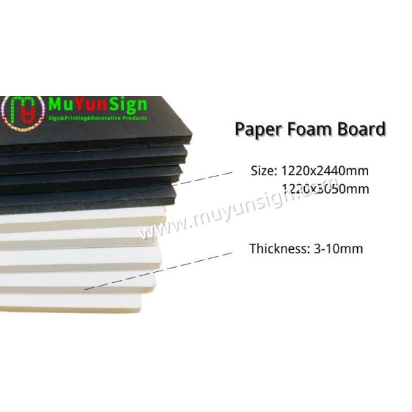 Printable PS Sheet KT Board Lightweight 1220x2440mm for Packaging Display