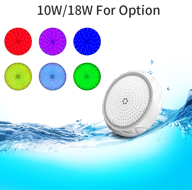 Установленная контрольная поверхность WiFi света бассейна RGB прочная конкретная