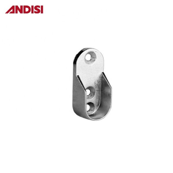 Wood Wardrobe Clothes Closet Rod Pole End Bracket Support Holder Zinc Alloy