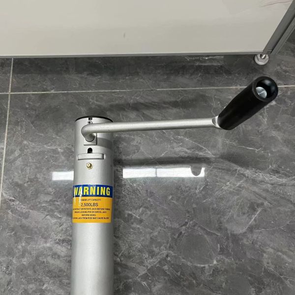 2500lbs 14'' Lift Marine Swivel Trailer Jack With 4'' × 8'' Wheel