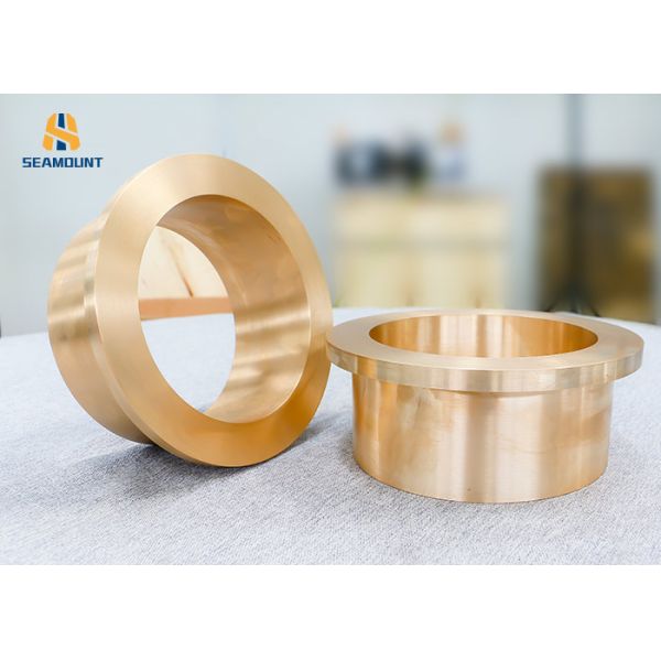 Wear Resistant C86300 Flanged Sleeve Bushing Small Tolerance Less Than 0.003m