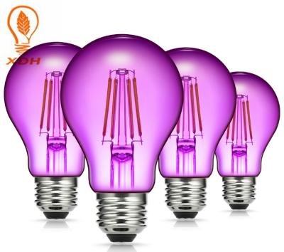 A19 A60 Colored Edison Bulbs 2700K 4 Watt Filament Light Bulb