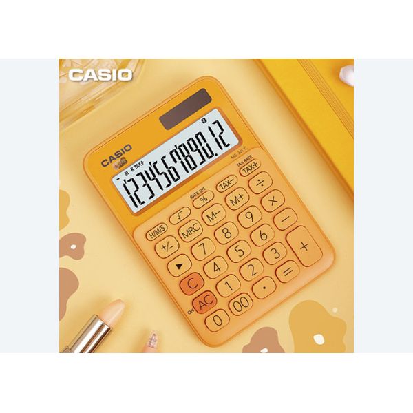 For New product Casio calculator MS-20UC pink cute business finance white-collar recommended fairy pet machine
