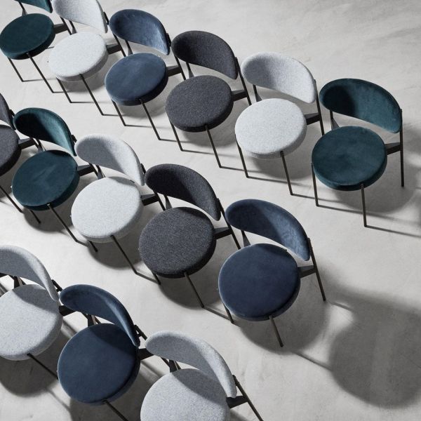 Funky Upholstered Dining Chairs Steel Frame Series 430 Chairs Easy To Clean