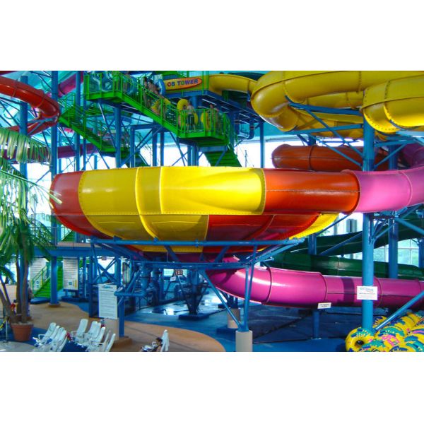 Funny Water Playground Equipment Super Bowl Water Slide For 2 People Water Sport Games