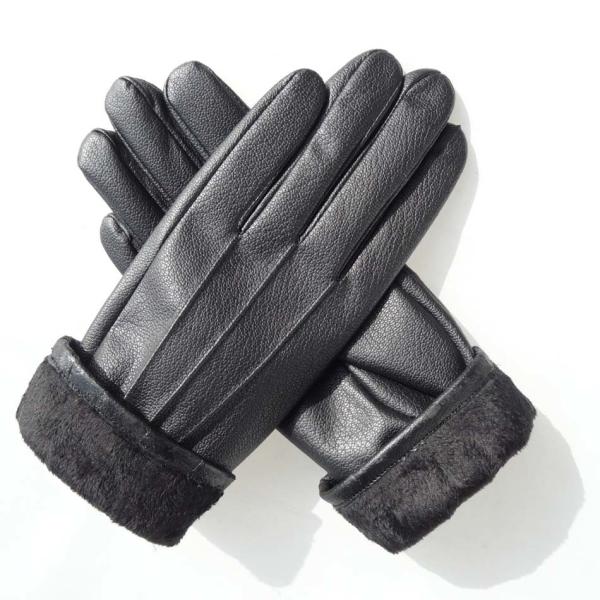 Top quality promotional cheap daily life pu gloves winter touch screen