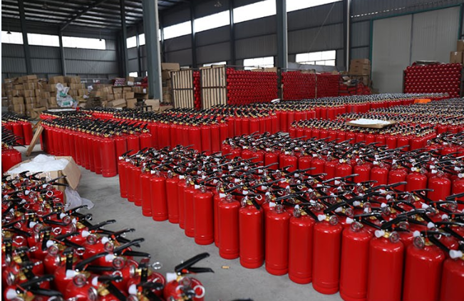 6KG ABC 40 Dry Powder Automatic Fire Extinguisher Cold Roll Steel For Hospital