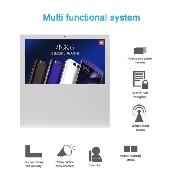 86 inch floor standing Android touch outdoor advertising machine vertical high brightness waterproof LCD display screen