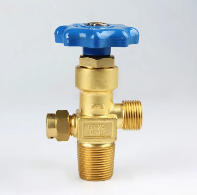 High Pressure Brass CO2 Cylinder Valve for Soda Machine Beverage Industrial Use 150Bar