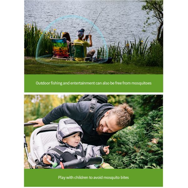 Turbos Outdoor Portable Mosquito Repellent Device Long Battery Life For Camping Hiking