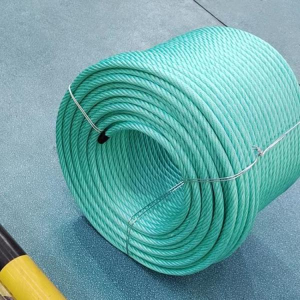 Orange Color 18MM PP Combinaion Wire Rope For Fishing Towing