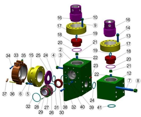 National 14P220 mud pump spares, 12P160 mud pump, 10P130 mud pump, 9P100 mud pump, 8P80 mud pump, 7P50 mud pump