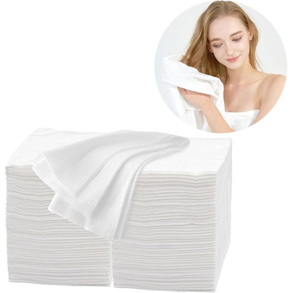 Ultra Soft, Quick Dry Disposable Hair Towels Spa Salon Towel, Portable Body Towels Disposable For Massage Beauty Hotel Camping Travel Gym