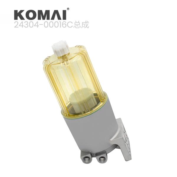Ensaio de filtro de combustível Komai 24304-00016C Ensaio de separador de água de combustível para Doosan DX215-9C