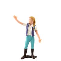 Ranchwoman Figura Pessoas no Trabalho Modelo Brinquedo Fingir Profissionais Figurinas Para Meninos Meninas Crianças