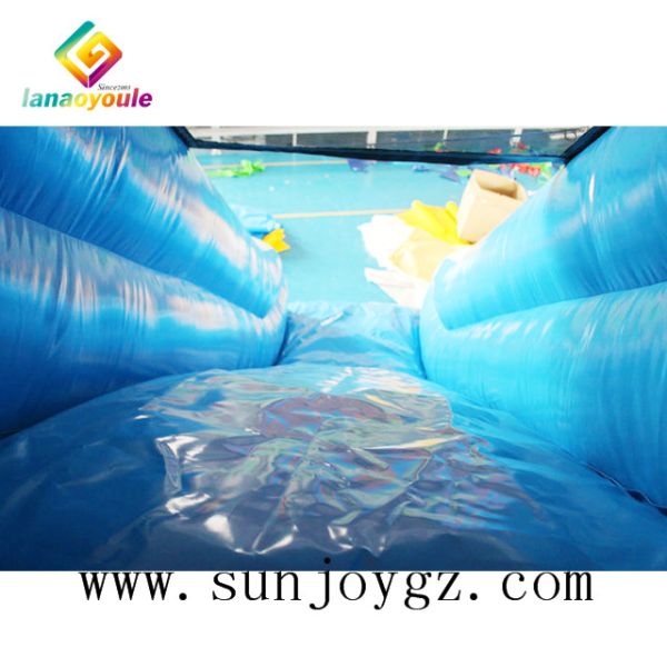 Kids Inflatable Water Slide Park Promotion Cartoon Shape Aqua Park