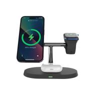 OEM Porteur de charge sans fil multi-fonction pour l' Iphone écouteur Montre en noir et blanc