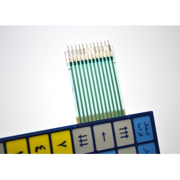 Waterproof Metal Dome Membrane Switch / Thin Shape Membrane Panel Switch