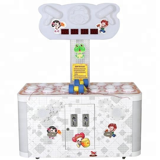 машина игр выкупления билета лягушки молотка 2плаерс для игрового центра